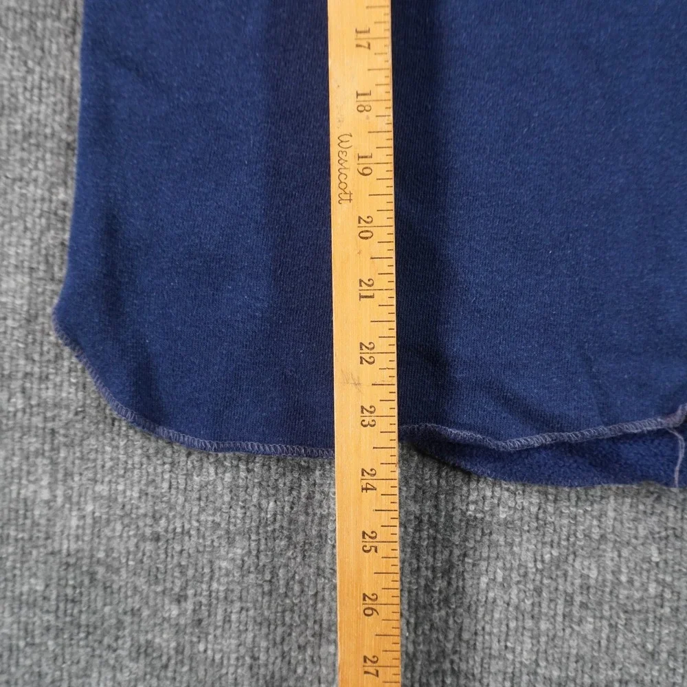 Champion Sweatshirt Mens Medium Blue USA Graphic Cut Off Muscle Retro 70s 80s